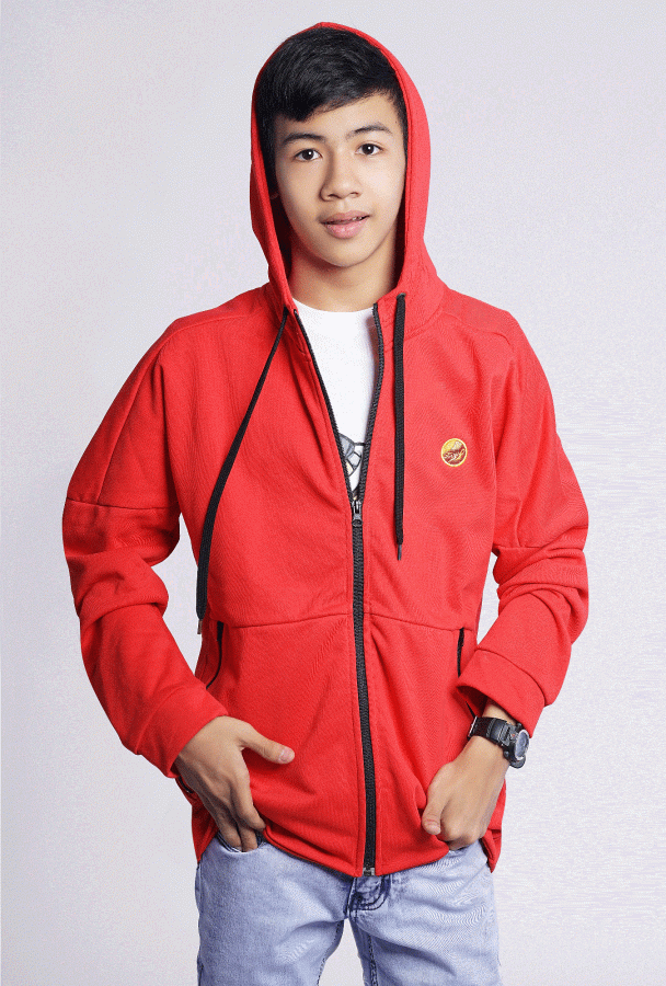 Golden Culture Red Hoodie Kid